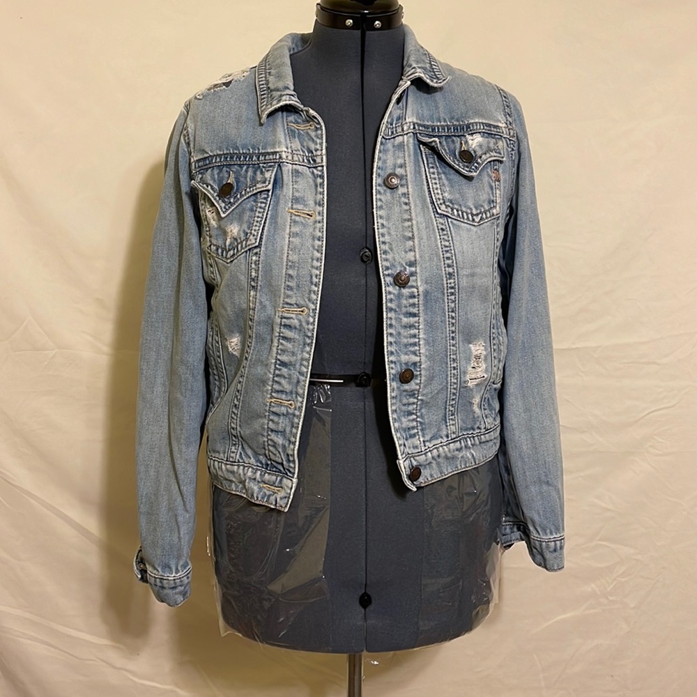 Miss Me Distressed Jean Jacket